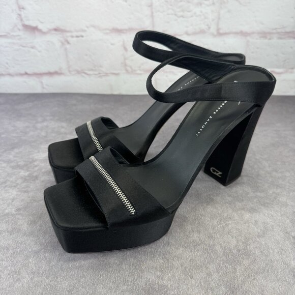 Giuseppe Zanotti Tytania Black Platform Heels - Picture 3 of 11